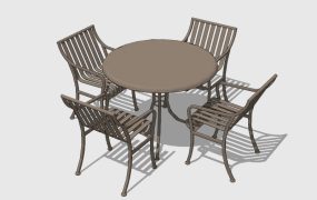 5 Piece Patio Dining Set