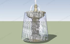 Tall Pedestal Fountain