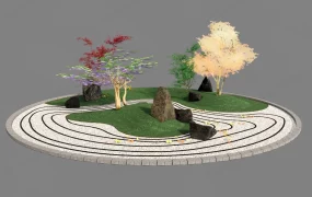 Zen Garden Landscape Node