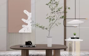 Modern Accent Wall Design Idea For The Living Room
