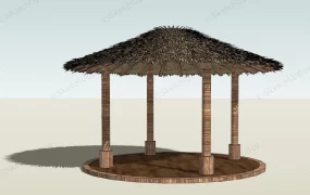 Tropical Wood Pavilion
