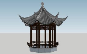 Chinese Octagonal Pavilion