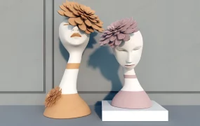 Abstract Woman Statue