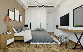 White And Cream Bedroom Idea