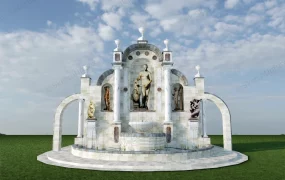 Roman Wall Fountain