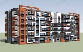 Modern Apartment Block