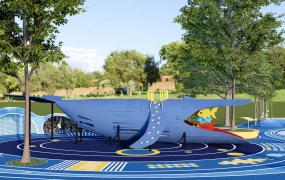 Blue Whale Themed Childrens Playground