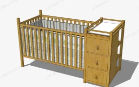 Crib With Changing Table