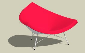 Red Coconut Chair