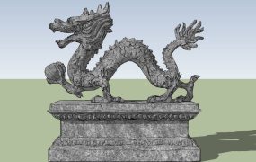 Chinese Dragon Sculpture
