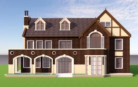 Modern Tudor Style House