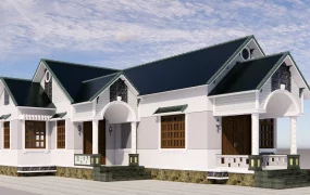 Contemporary Southeast Asian Single Story Villa