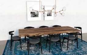 Rustic Industrial Dining Set