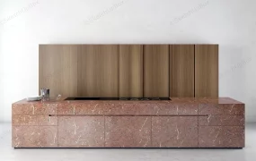 Red Granite Kitchen Island