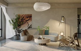 Minimalist Zen Living Room