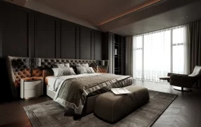 Dark Modern Luxury Bedroom
