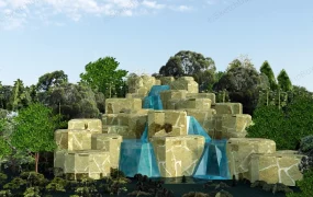 Rock Garden Waterfall