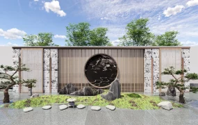 Landscaping Feature Walls Idea