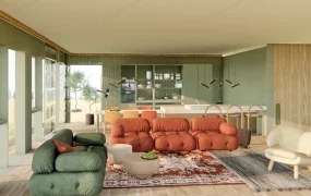 Living Room And Dining Room Combo