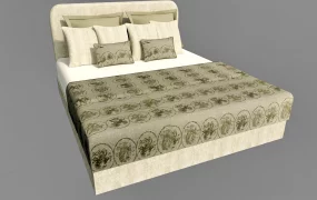 Upholstered Platform Bed