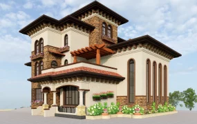 Modern Stone House Exterior Design