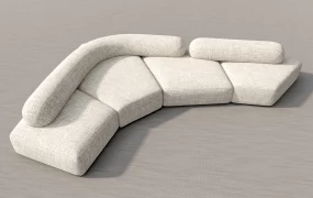 Curved Sectional Sofa