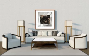 Modern Chinese Living Room Sofa Set