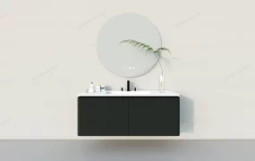 Floating Vanity With Mirror