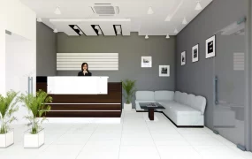 Office Reception Area Design Idea