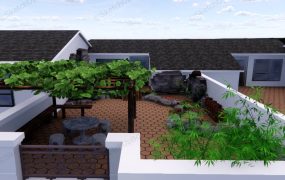 Small Rooftop Garden Design