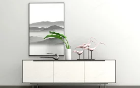 Modern White Sideboard
