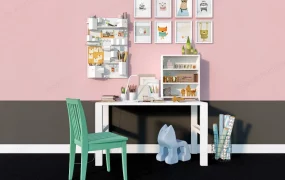 Kids Study Desk & Chair Set