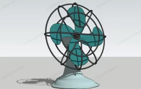 Vintage Style Table Fan