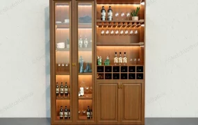 Wine Cabinet With Lights