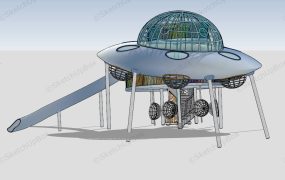 Alien Spaceship UFO Playground