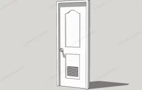Single Louvered Door