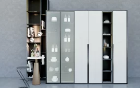 Small Home Bar With Cabinet