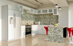 Gray Granite Kitchen