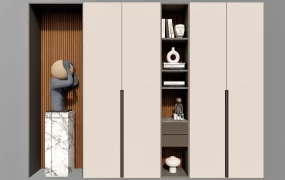 Modern Wardrobe And Display Cabinet Unit