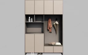 Modern Entryway Mudroom Unit