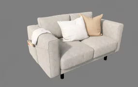 Modern 2 Seater Loveseat Sofa