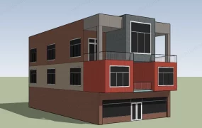 Small Cube Apartment Building