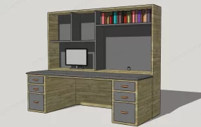 Built In Bookcases With Desk