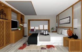 Chinese Style Bedroom Interior Design