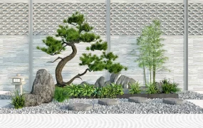 Japanese Zen Rock Garden