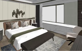 Hotel Single Room Design