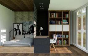 Small Bedroom Office Combo Idea