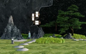 Relaxing Peaceful Zen Garden