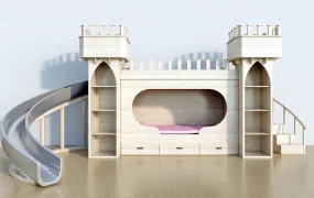 Loft Bed With Slide And Stairs