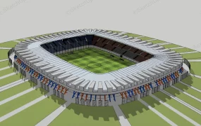 Soccer Field Stadium